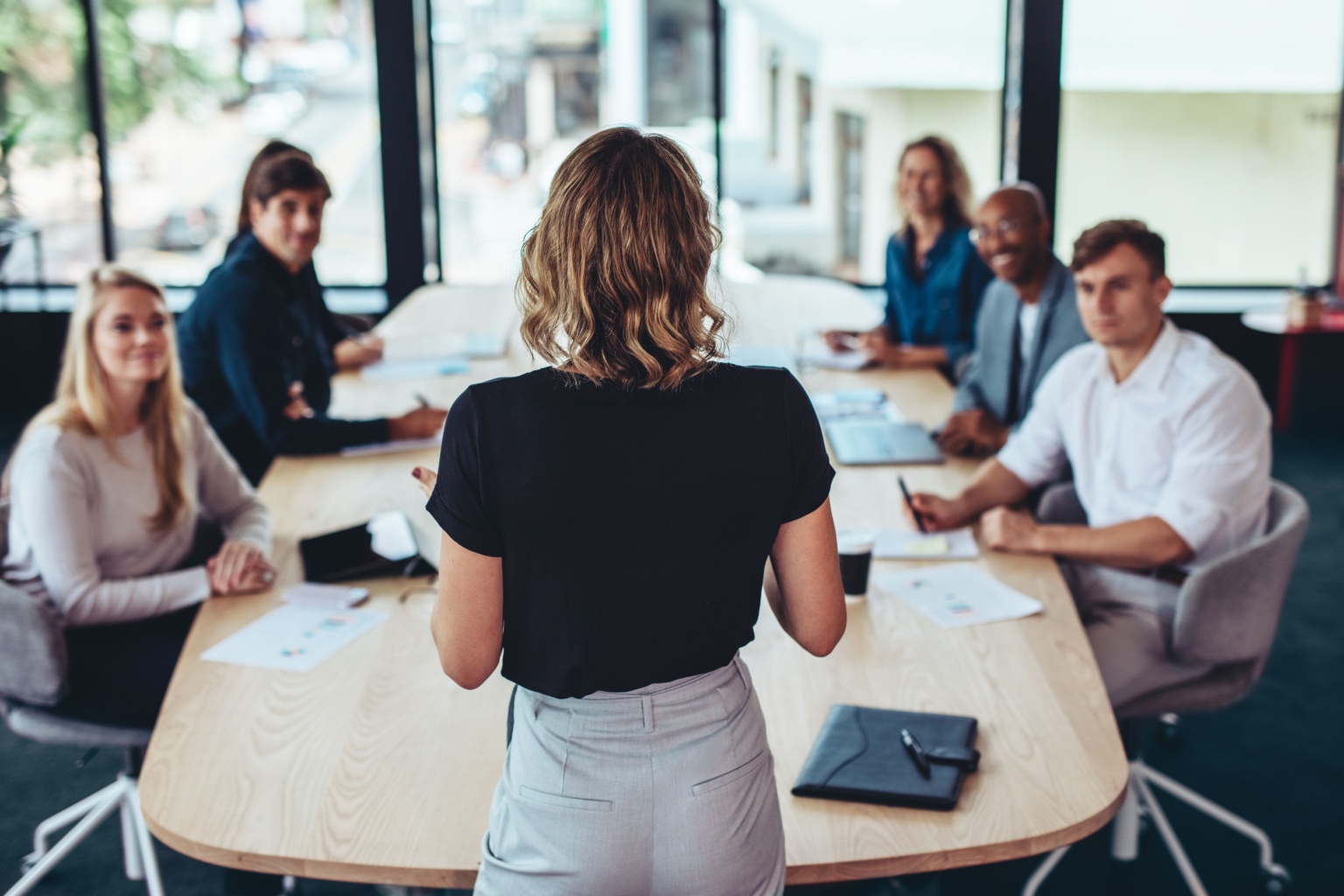 A Change Manager Engaging With Stakeholders