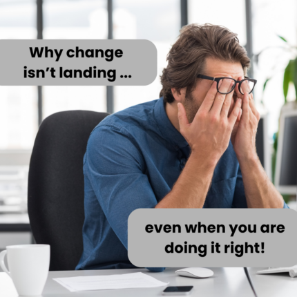 Chnage manager frustrated that his change is not working